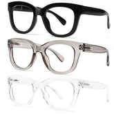 3 Pack New Reading Glasses Ladies Readers Summer  Hinge Pattern Print Eyeglasses